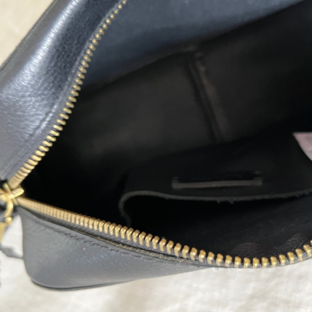 Madewell Transport Camera Crossbody Leather Bag Black - Picture 7 of 10
